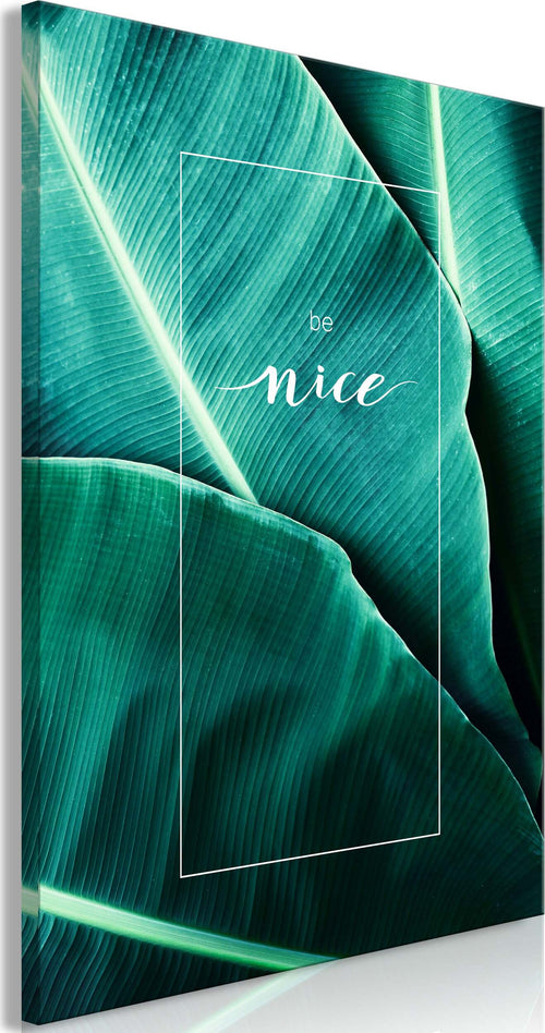 Quadro-Be-Nice-(1-Part)-Vertical