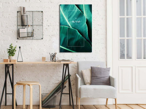 Quadro-Be-Nice-(1-Part)-Vertical