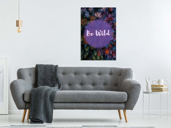 Quadro-Be-Wild-(1-Part)-Vertical