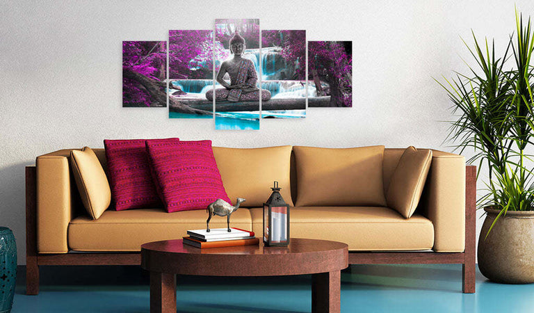 Quadro-Cascata-e-Buddha