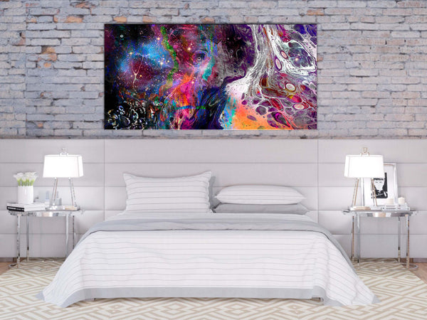 Quadro-Colourful-Galaxy-(1-Part)-Wide
