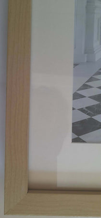 Quadro-Con-Foto-Artistica-In-Bianco-E-Nero,-Soggetto-Architettonico,-Con-Cornice-E-Passepartout
