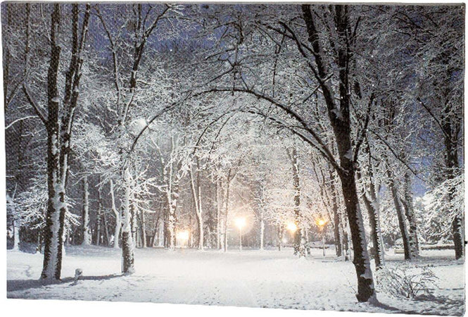 Quadro con LED luminosi a luce calda decorazione natalizia, dipinto da h 58 cm Casa e cucina/Decorazioni per interni/Addobbi e decorazioni per ricorrenze/Decorazioni natalizie/Ghirlande e corone MagiediNatale.it - Altamura, Commerciovirtuoso.it