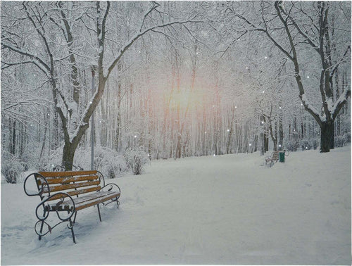 Quadro con LED luminosi Paesaggio innevato con alberi invernali, dipinto da 78 cm Casa e cucina/Decorazioni per interni/Addobbi e decorazioni per ricorrenze/Decorazioni natalizie/Ghirlande e corone MagiediNatale.it - Altamura, Commerciovirtuoso.it