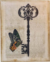 Quadro Da Appendere in Legno Su Tela Stampa Farfalla E Chiave Quadro per Arredo Interni 50 X 40x3 Cm Sport e tempo libero/Fan Shop/Articoli per la casa/Quadro/Stampe e poster Ideart - Valdilana, Commerciovirtuoso.it