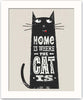 Quadro-decorativo-con-Gatto-28,5-x-23,5-cm