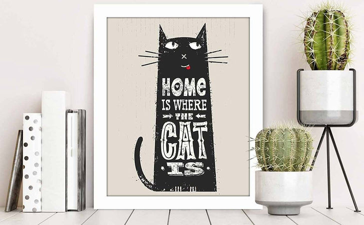 Quadro-decorativo-con-Gatto-28,5-x-23,5-cm