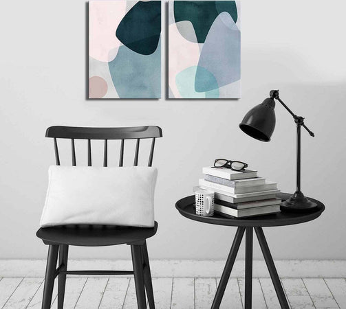 Quadro-decorativo-su-tela-Astratto-2-pezzi-2P3040CiZC-02-Wall-Addiction