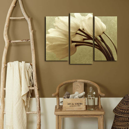 Quadro decorativo su tela Fiori 3 pezzi 3patk-1 Casa e cucina/Decorazioni per interni/Arte/Poster e stampe Scontolo.net - Potenza, Commerciovirtuoso.it