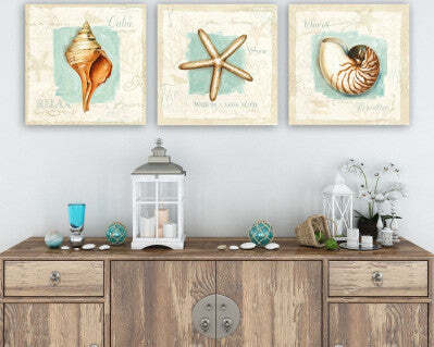 Quadro Decorativo tela 3 pezzi 30x30 cm Casa e cucina/Decorazioni per interni/Arte/Poster e stampe Scontolo.net - Potenza, Commerciovirtuoso.it