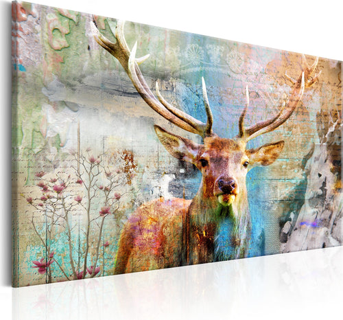 Quadro-Deer-on-Wood