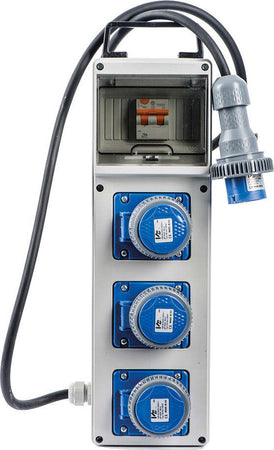 QUADRO-ELETTRICO-'PL-220/3'-potenza-max.3-kw-+-pulsante-emerg.-Vb