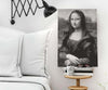 Quadro-fai-da-te-Black-and-White-Mona-Lisa