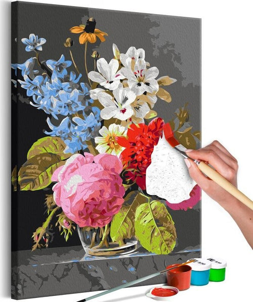Quadro-fai-da-te-Bouquet-in-a-Glass