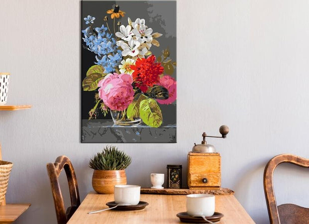 Quadro-fai-da-te-Bouquet-in-a-Glass