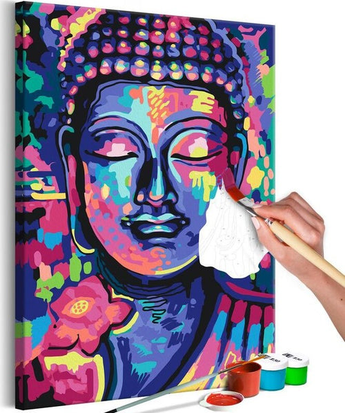 Quadro-fai-da-te-Buddha's-Crazy-Colors