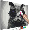 Quadro-fai-da-te-Cat-With-Glasses