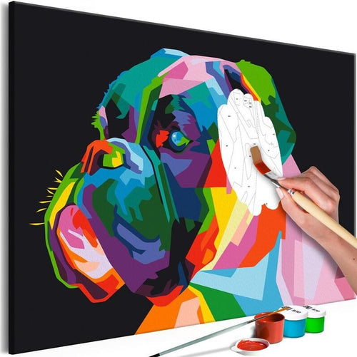 Quadro-fai-da-te-Colourful-Boxer