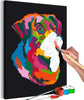 Quadro-fai-da-te-Colourful-Dog