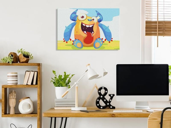 Quadro-fai-da-te-Cute-Monster