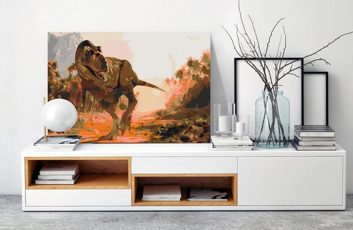 Quadro-fai-da-te-Dangerous-Dinosaur