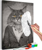 Quadro-fai-da-te-Elegant-Cat