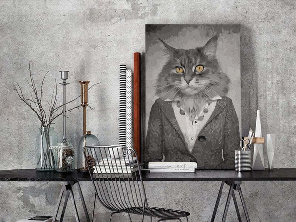 Quadro-fai-da-te-Elegant-Cat