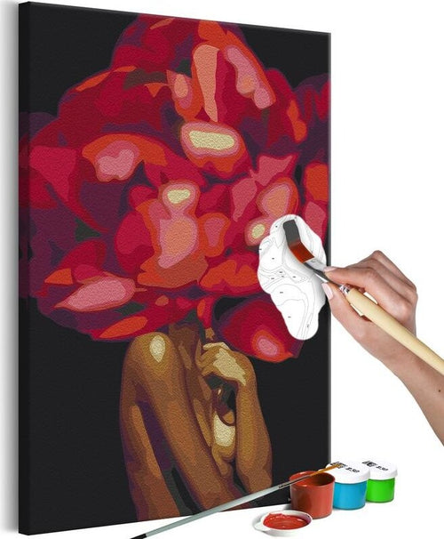 Quadro-fai-da-te-Floral-Head