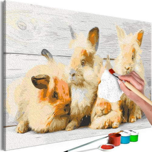 Quadro-fai-da-te-Four-Bunnies
