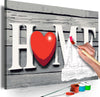 Quadro-fai-da-te--Home-with-Red-Heart