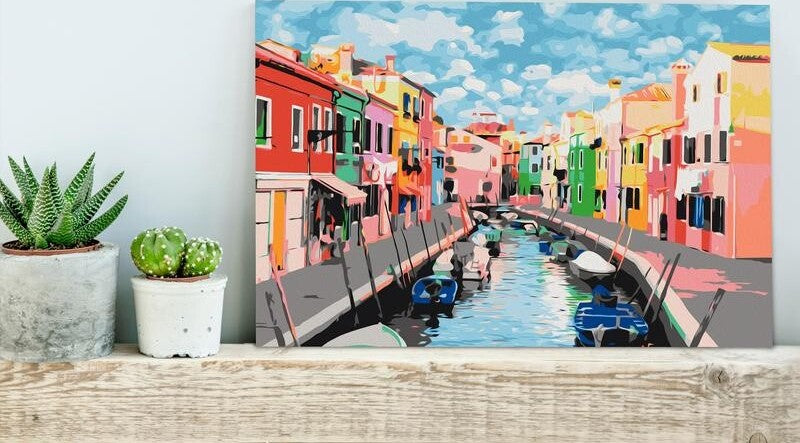 Quadro-fai-da-te-Houses-in-Burano
