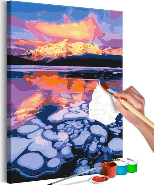 Quadro-fai-da-te-Lake-Minnewanka