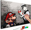 Quadro-fai-da-te-Mario-(Banksy)