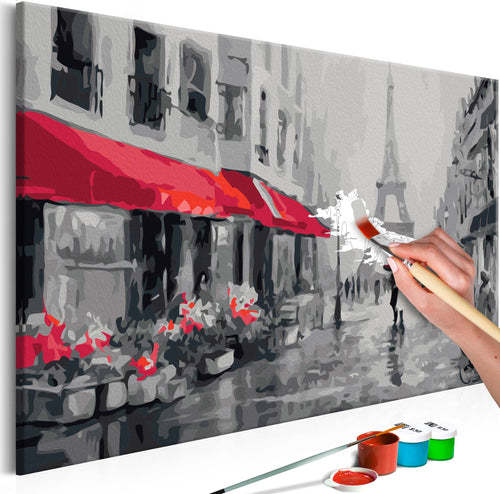 Quadro-fai-da-te-Parigi-immersa-nella-pioggia