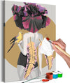Quadro-fai-da-te-Parrot-Woman