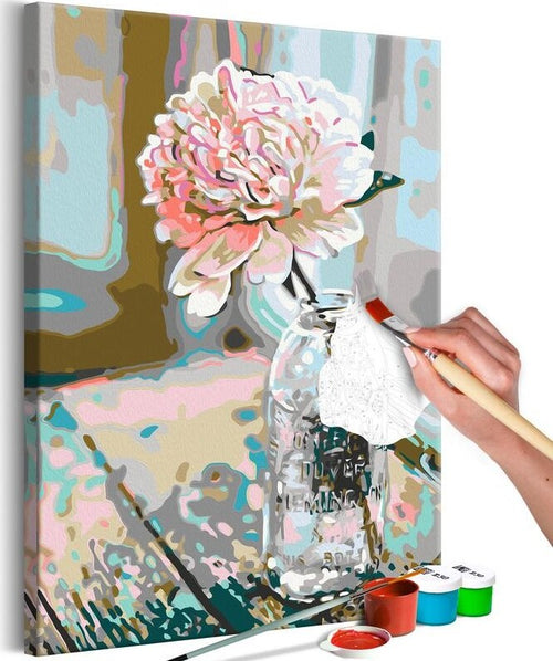 Quadro-fai-da-te-Peony-by-the-Window