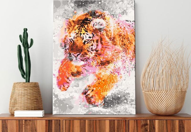 Quadro-fai-da-te-Running-Tiger