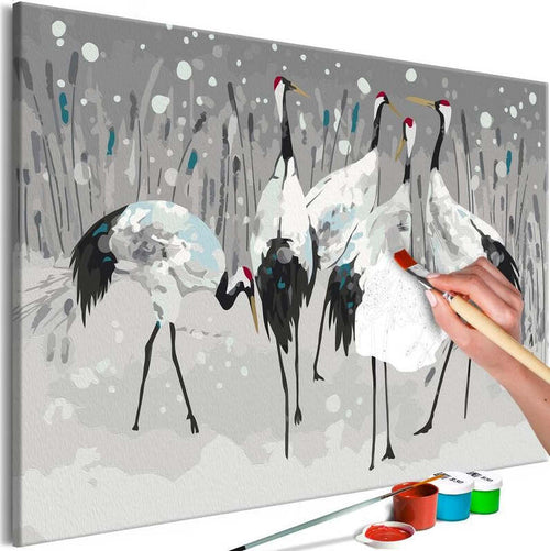 Quadro-fai-da-te-Stork-Family