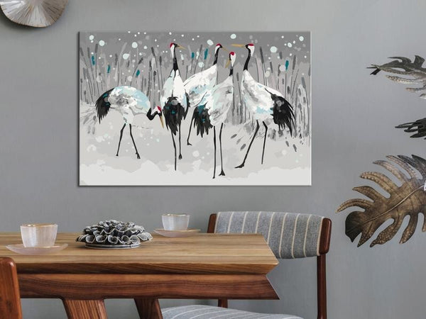 Quadro-fai-da-te-Stork-Family