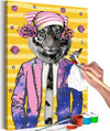 Quadro-fai-da-te-Tiger-in-Hat