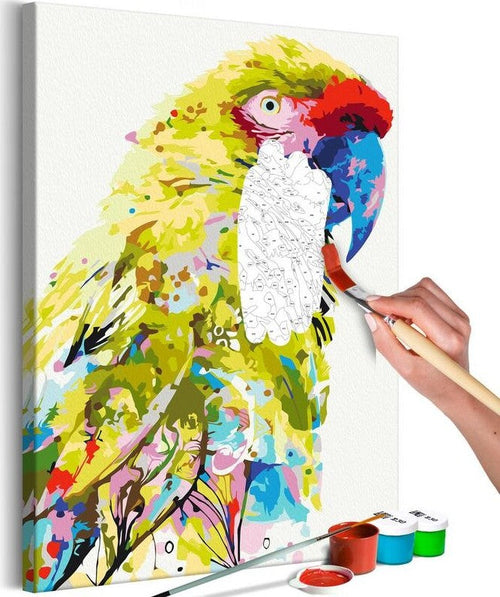 Quadro-fai-da-te-Tropical-Parrot
