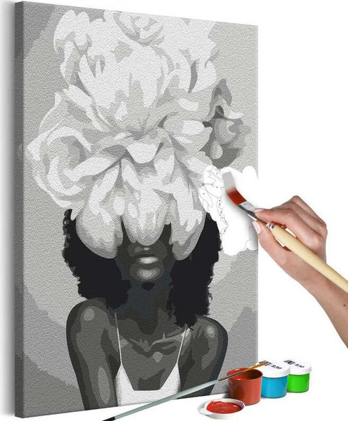 Quadro-fai-da-te-White-Flower