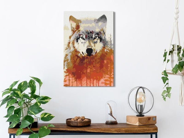 Quadro-fai-da-te-Wolf-and-Forest