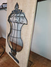 Quadro Il Legno con Vaso In Rilievo In Ferro Battuto Nero Quadro Shabby 51 X 30,5 Cm Design Country Casa e cucina/Decorazioni per interni/Arte/Poster e stampe Ideart - Valdilana, Commerciovirtuoso.it