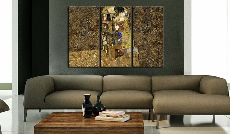 Quadro-Klimt-ispirazione-Bacio