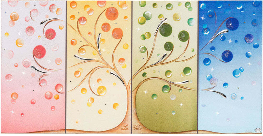 Quadro "La vita" ACCA QD.441 15,5X30,5