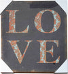 Quadro Love Canva su In Legno Artigianale Quadro Tela Stampata Con Scritta Love 40X40 Cm Spessore 3 Cm Casa e cucina/Decorazioni per interni/Arte/Poster e stampe Ideart - Valdilana, Commerciovirtuoso.it