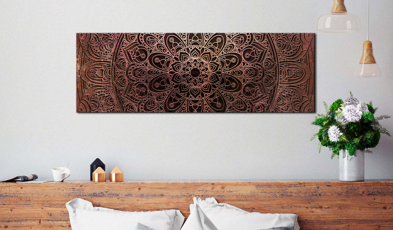 Quadro-Mandala-Amber-Silence