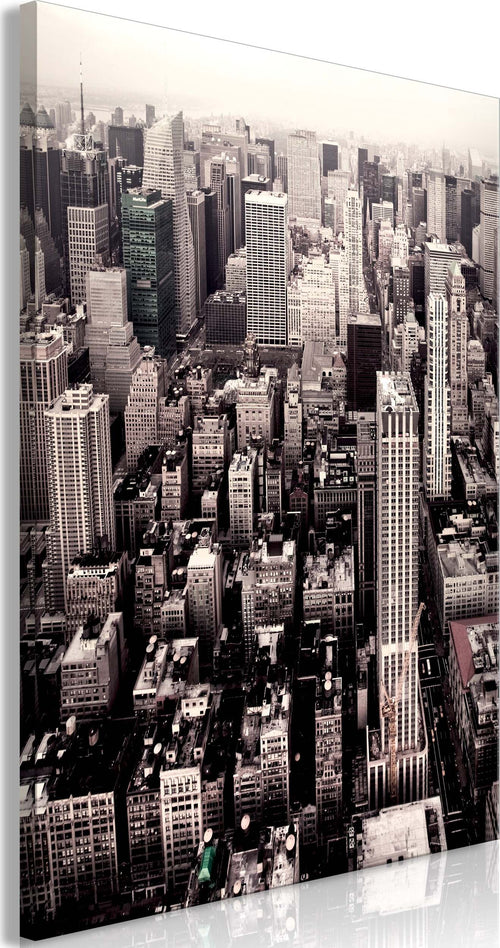 Quadro-Manhattan-In-Sepia-(1-Part)-Vertical