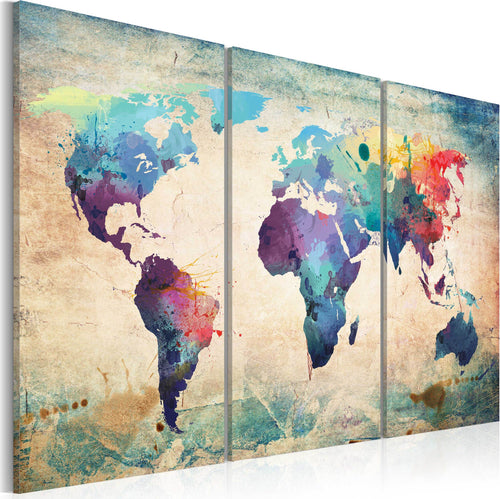Quadro-Mappa-iridata-trittico